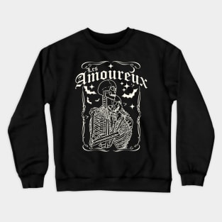 The Lovers - Les Amoureux, Vintage Tarot Card Astrology Goth Crewneck Sweatshirt